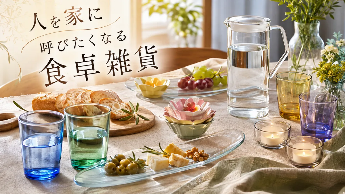 人を家に呼びたくなる 食卓雑貨